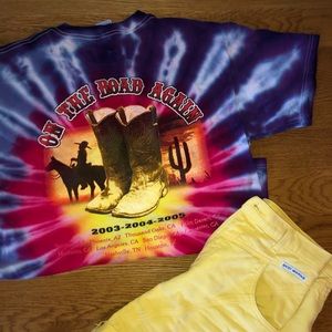 VINTAGE TIE DYE ON THE ROAD AGAIN